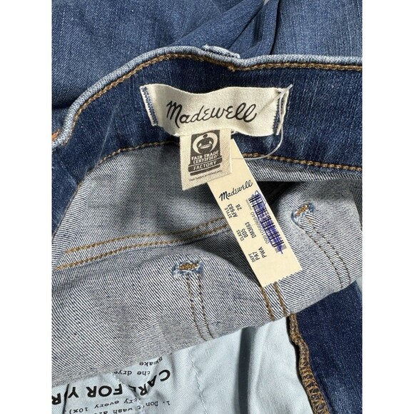 Madewell 9” Mid-Rise Skinny Jeans Size 28 Pendale Wash Stretch Magic Pockets NEW - Picture 5 of 12
